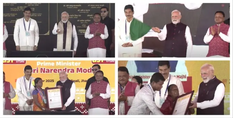 PM Modi Unveils Transformative Projects Worth Rs 50000 Cr From Odisha