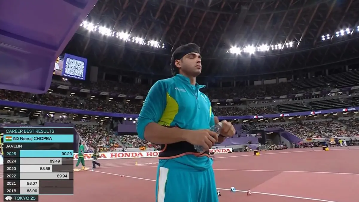 Javelin Final At World Athletics: Neeraj Chopra Starts With Throw Of 83.65m, Nadeem With 82.73m