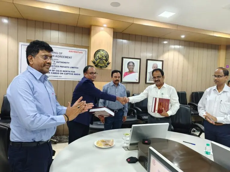 Paradip Ports agreement with AMNS Ports