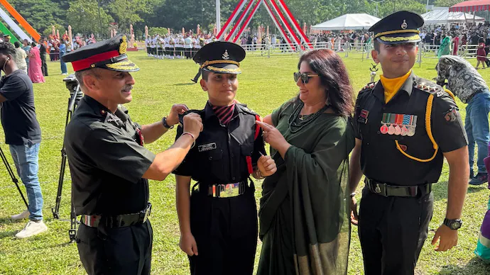 Parul Dhadwal 5th gen army officer