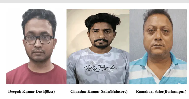 Odisha Crime Branch Arrests 3 For Rs 1.45 Cr Online Investment Fraud