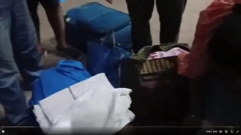 [Watch] Family Travelling In First Class AC Coach Caught Stealing Railway Bed Rolls, Video Goes Viral