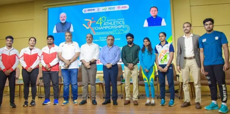 40th Junior National athletics at Kalinga Stadium