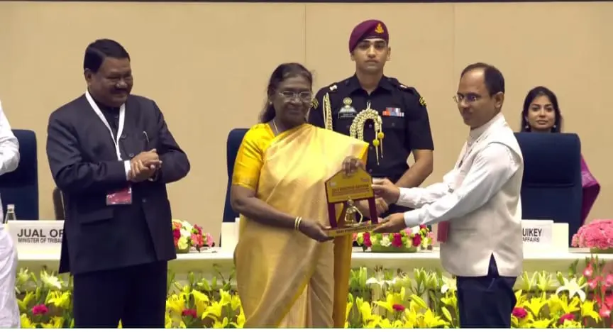 Odisha’s Keonjhar Honoured For Best Performance Under Dharti Aaba Janbhagidari Abhiyan
