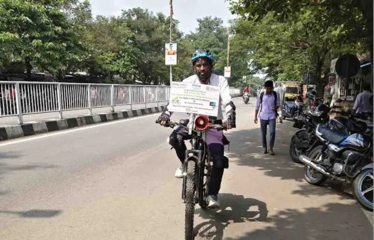 TPSODL Staffer Rides 640KM To Raise Awareness On Solar Energy In Odisha