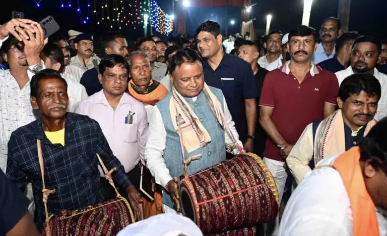 Odisha CM Majhi Celebrates Diwali To The Beats Of ‘Madal’ In His Native Village