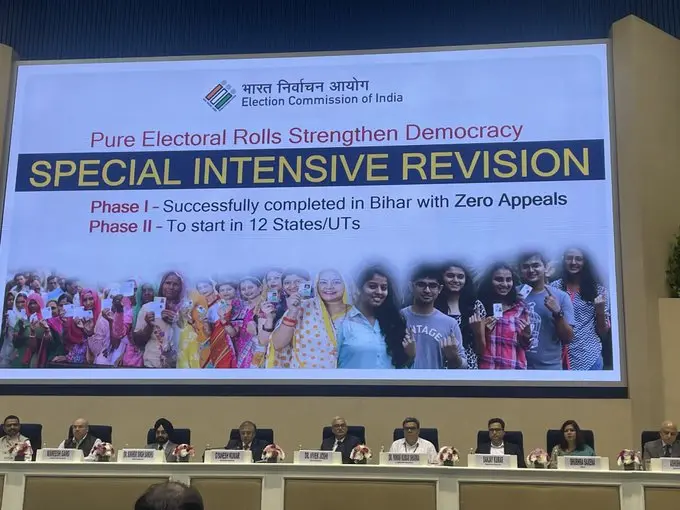 Breaking: After Bihar, SIR Set To Cover 12 States, Announces EC