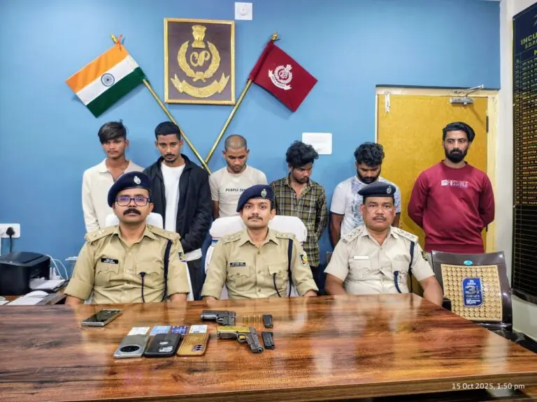 5 Armed With Pistols Held In Odisha’s Koraput, NSA Invoked Against Notorious Criminal