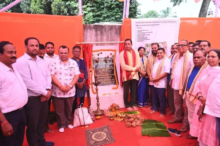 BDA To Redevelop 2 Major Crematoriums In Bhubaneswar; Foundation Laid
