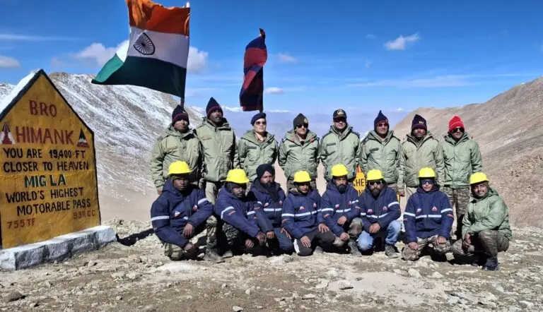 BRO Breaks Own Record; Builds World’s Highest Motorable Road