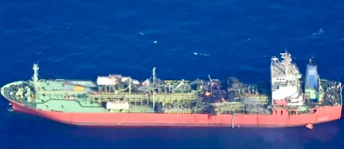 Explosion On LPG Tanker Off Aden; 23 Indian Crew Members Rescued