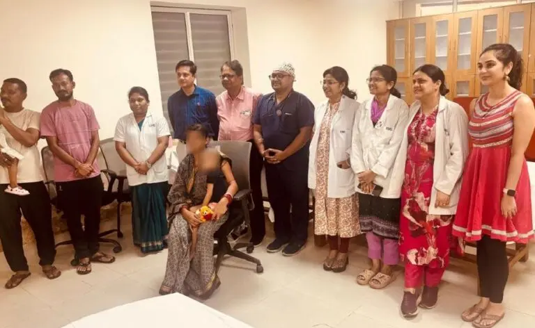 KIMS rare TACE procedure on little girl