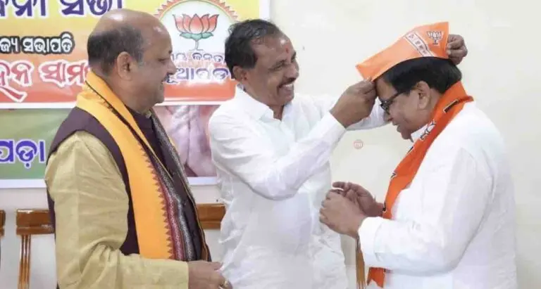 After Jay Dholakia, Senior BJD Leader Lambodar Nial Joins BJP Ahead Of Nupada Bypoll In Odisha