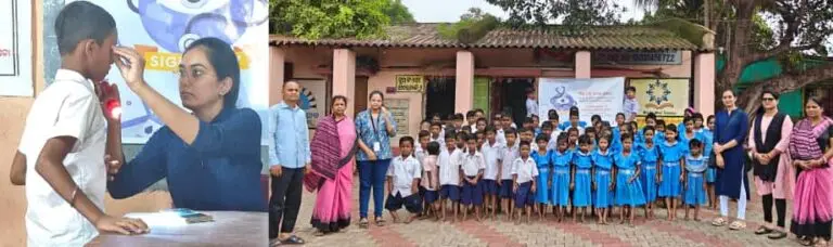 School Children Screened For Eye Health In Odisha’s Paradip On World Sight Day