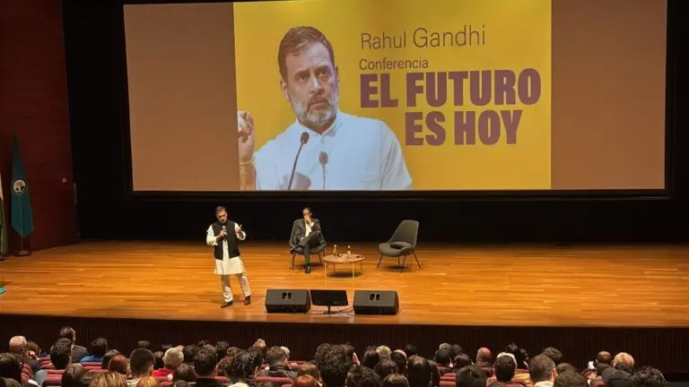 Rahul Gandhi in Colombia