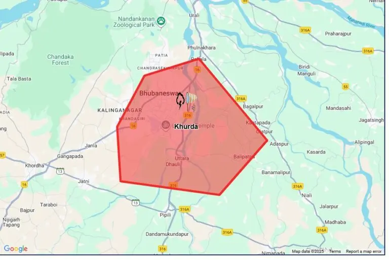 Heavy Rain, Severe Thunderstorm To Hit Bhubaneswar This Afternoon; Orange Alert By IMD