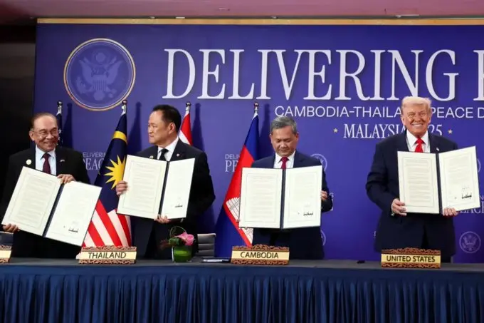 Trump Brokers Peace Between Thailand And Cambodia, Historic Deal Ends Border Conflict