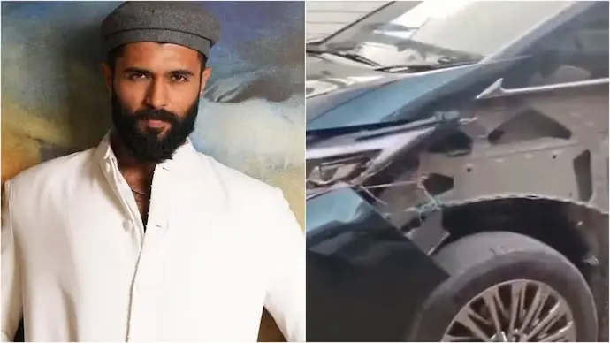 Vijay deverakonda car mishap