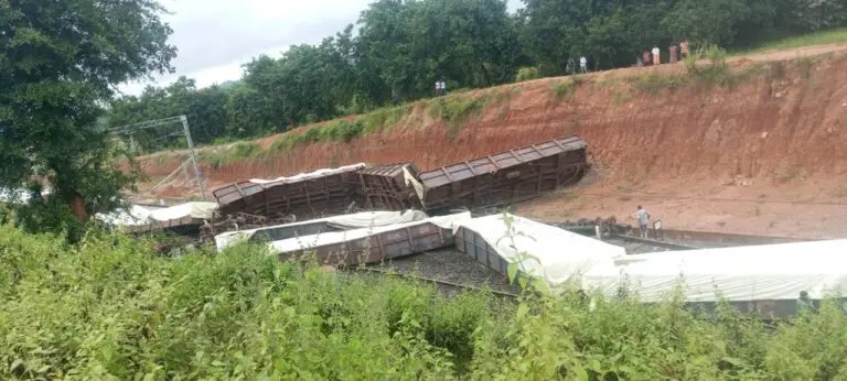 10 Wagons Of Freight Train Derail On Rourkela-Ranchi Rail Section