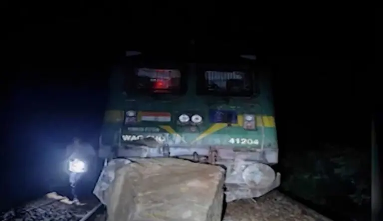 Goods Train Derails After Rock Falls On Tracks, Services To Odisha Disrupted