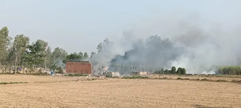 Two Dead, Five Injured In Massive Blast At Firecracker Factory In Barabanki