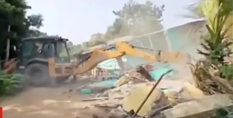 Bulldozer Action In Odisha: Suspected Bangladeshi Settlement Demolished