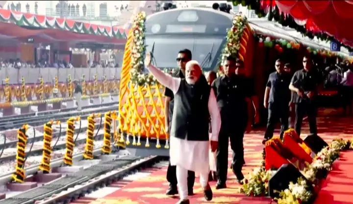 Infrastructure Crucial For Economic Growth, Modi Says While Flagging-Off Vande Bharat Trains