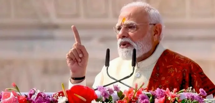The Resolve Of Centuries Is Attaining Fulfilment Today; PM Modi Says After Unfurling Flag On Ram Janmabhoomi Temple