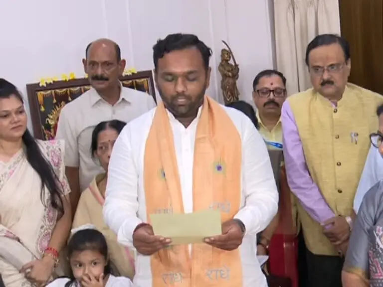 Newly-Elected MLA Jay Dholakia Takes Oath After Big Victory In Nuapada Bypoll