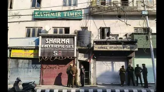 Kashmir Times office raided