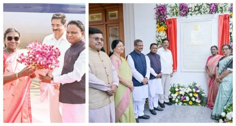 President Murmu Arrives In Bhubaneswar, To Address Odisha Assembly This Evening