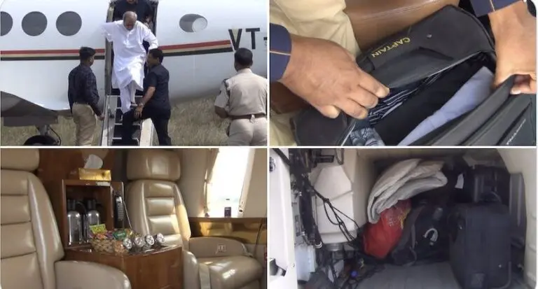 Flying Squad Inspects Naveen Patnaik’s Flight Amid Nuapada Bypoll Campaign