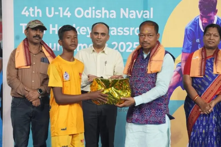 Nuagaon retain Odisha Naval Tata Hockey Grassroot U-14 title