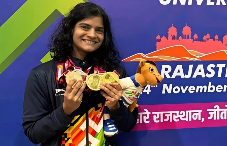 Odisha swimmer Pratyasa Ray