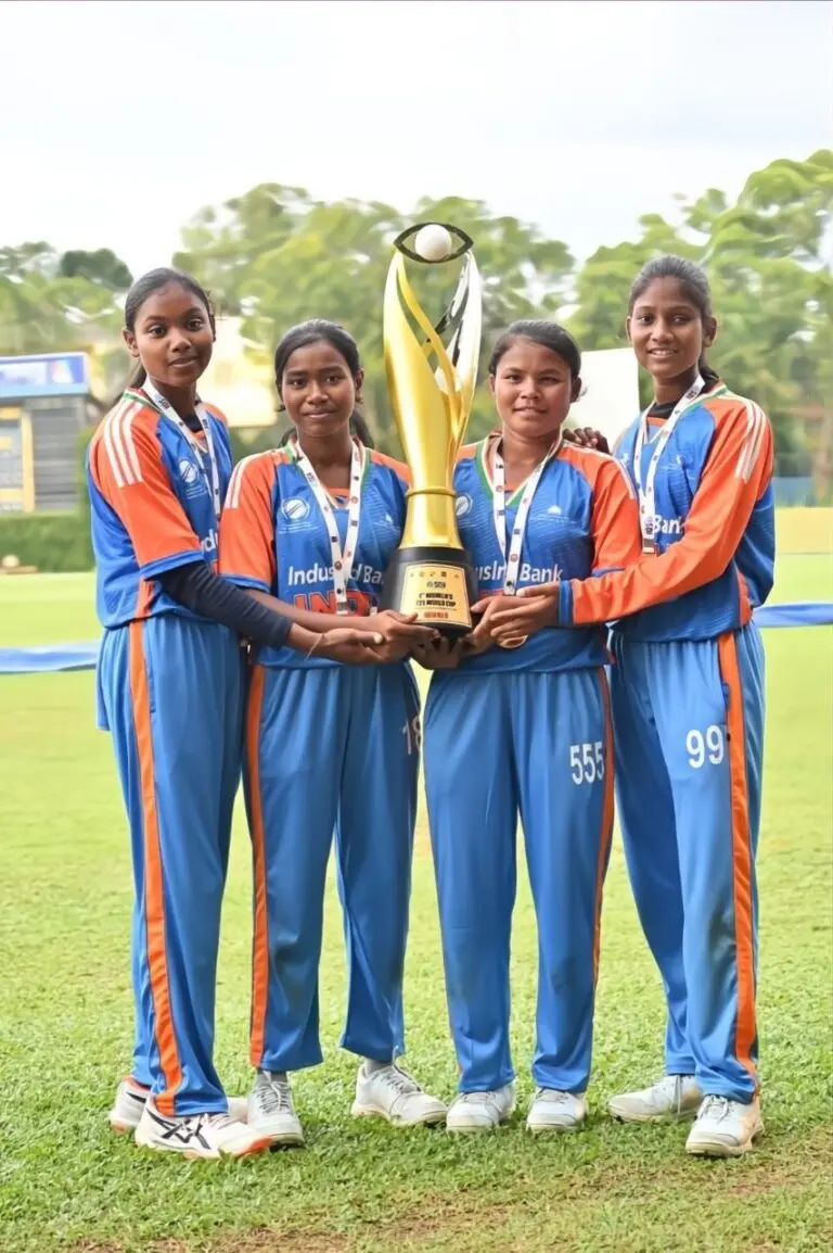 Odisha players in India T20 world cup blind women win