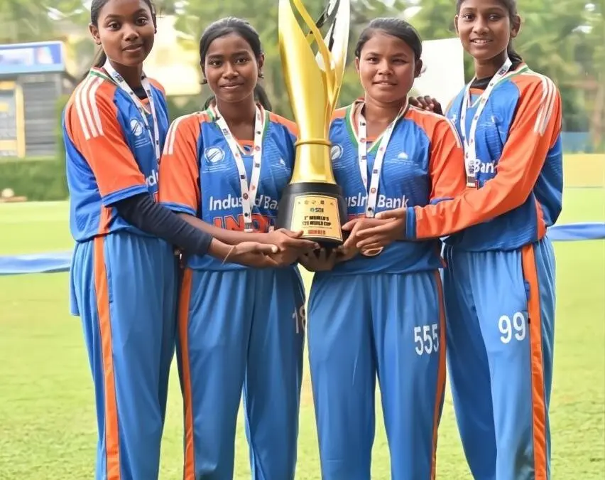 Odisha players in India T20 world cup blind women win