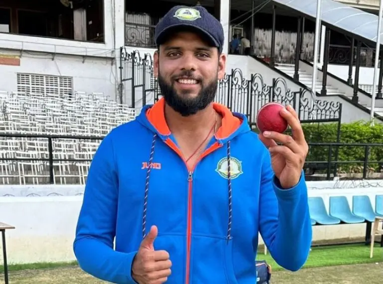 Parth Rekhade 5 wkts