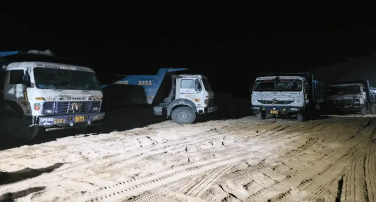 48 Vehicles Carrying Illegally-Extracted Sand Seized During Crackdown In Odisha’s Jagatsinghpur