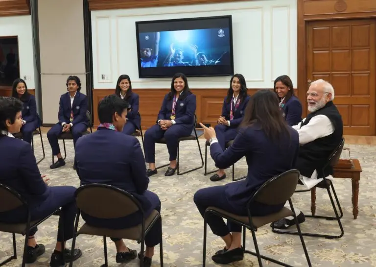 Visit The Schools Where You Studied: PM Tells Women’s Cricket Team