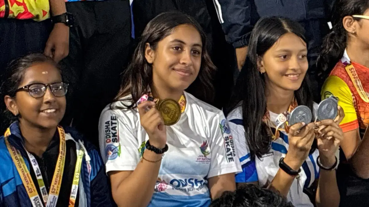 63rd National Roller Skating Championship: Odisha’s Anahita Mishra Strikes Gold Again, 5th In 2025