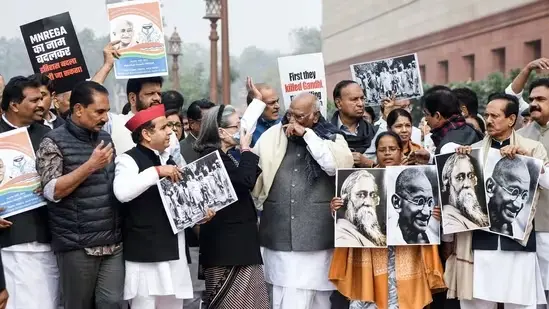 G Ram G bill protest