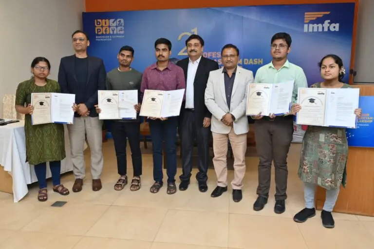 BIPF Felicitates Recipients Of Prof Ghanashyam Dash Scholarship