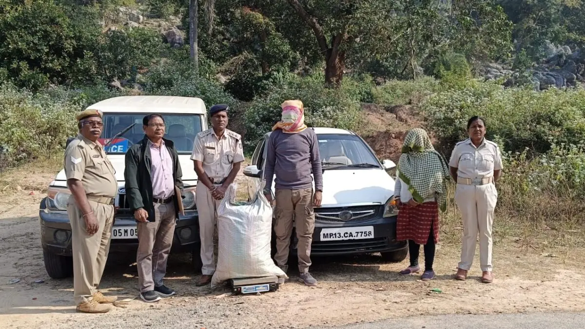2 Drug Peddlers From MP Nabbed With 26 Kg Cannabis In Odisha’s Gajapati