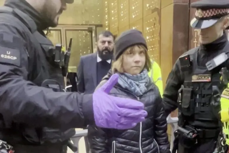 Greta Thunberg arrested in London