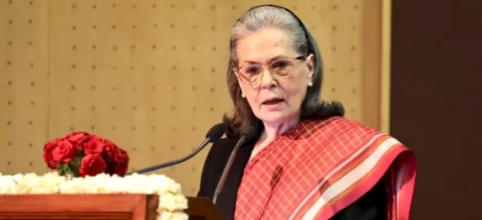 Sonia Lashes Out At Ruling Establishment For Demeaning, Denigrating Nehru