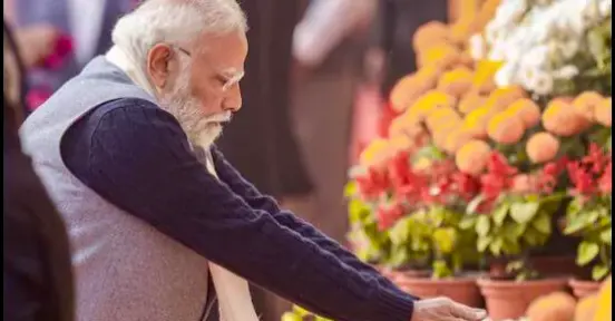 PM Modi And Other Leaders Pay Tribute To Security Personnel Killed In 2001 Parliament Attack