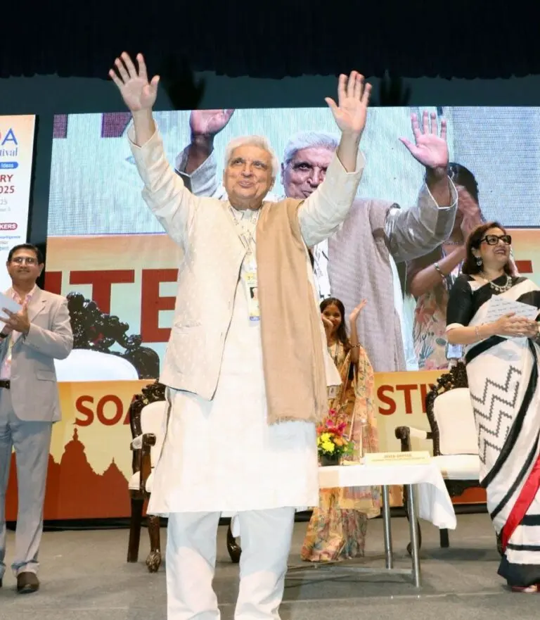 Javed Akhtar in Bhubaneswar
