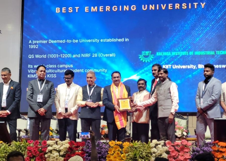 KIIT Bags ‘Best Emerging University’ Award At ISTE National Faculty Convention