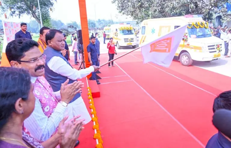 Odisha CM Mohan Charan Majhi Flags Off 150 New 108 Ambulances In First Phase