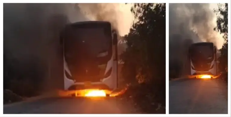 Close Shave For 25 Passengers As OSRTC Bus Goes Up In Flames In Odisha